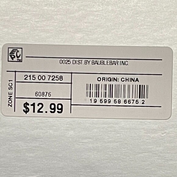 SUGARFIX by BaubleBar 'Globetrotter' Stud Earrings NWT / Blue - Picture 6 of 6